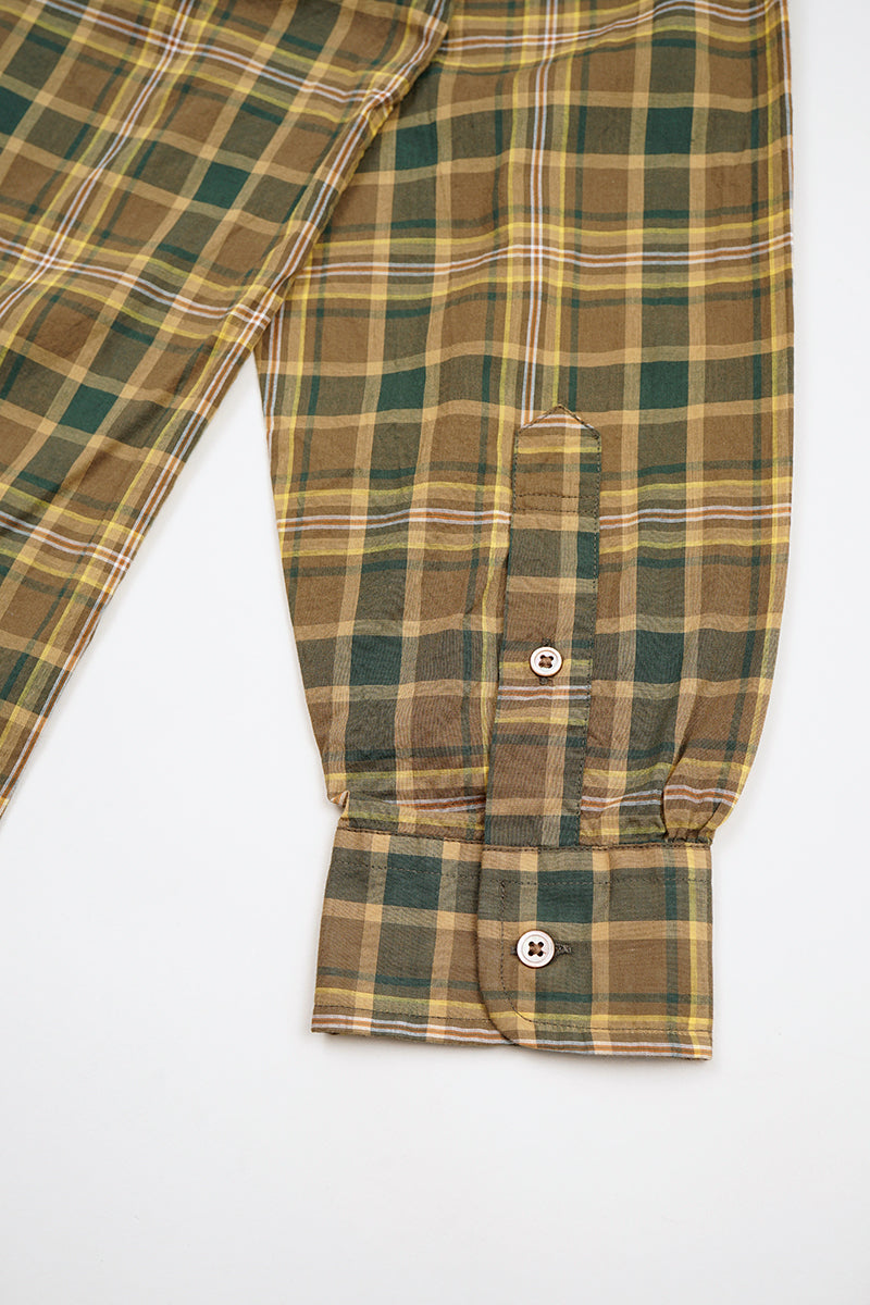 【ナイジェル・ケーボン】MAN / ブリティッシュオフィサーズシャツ - タイプ2 チェック / BRITISH OFFICERS SHIRT - TYPE2 CHECK