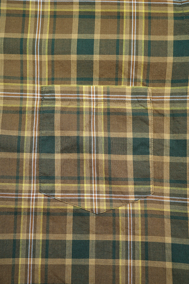【ナイジェル・ケーボン】MAN / ブリティッシュオフィサーズシャツ - タイプ2 チェック / BRITISH OFFICERS SHIRT - TYPE2 CHECK