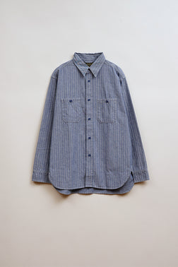 【ナイジェル・ケーボン】MAN / USネイビーシャツ - ウォバッシュダンガリー / US NAVY SHIRT - WABASH DUNGAREE