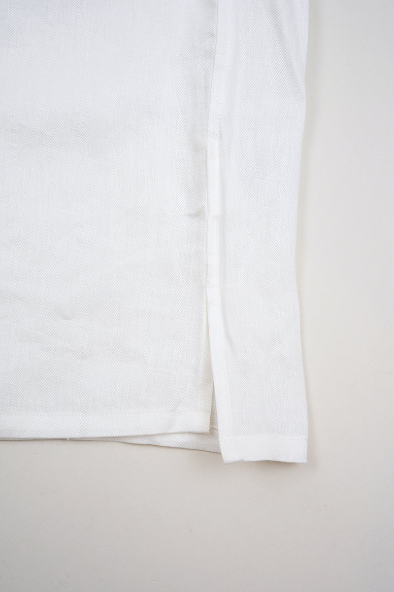 【ナイジェル・ケーボン】MAN / オープンカラーシャツ - リネンツイル / OPEN COLLAR SHIRT - LINEN TWILL