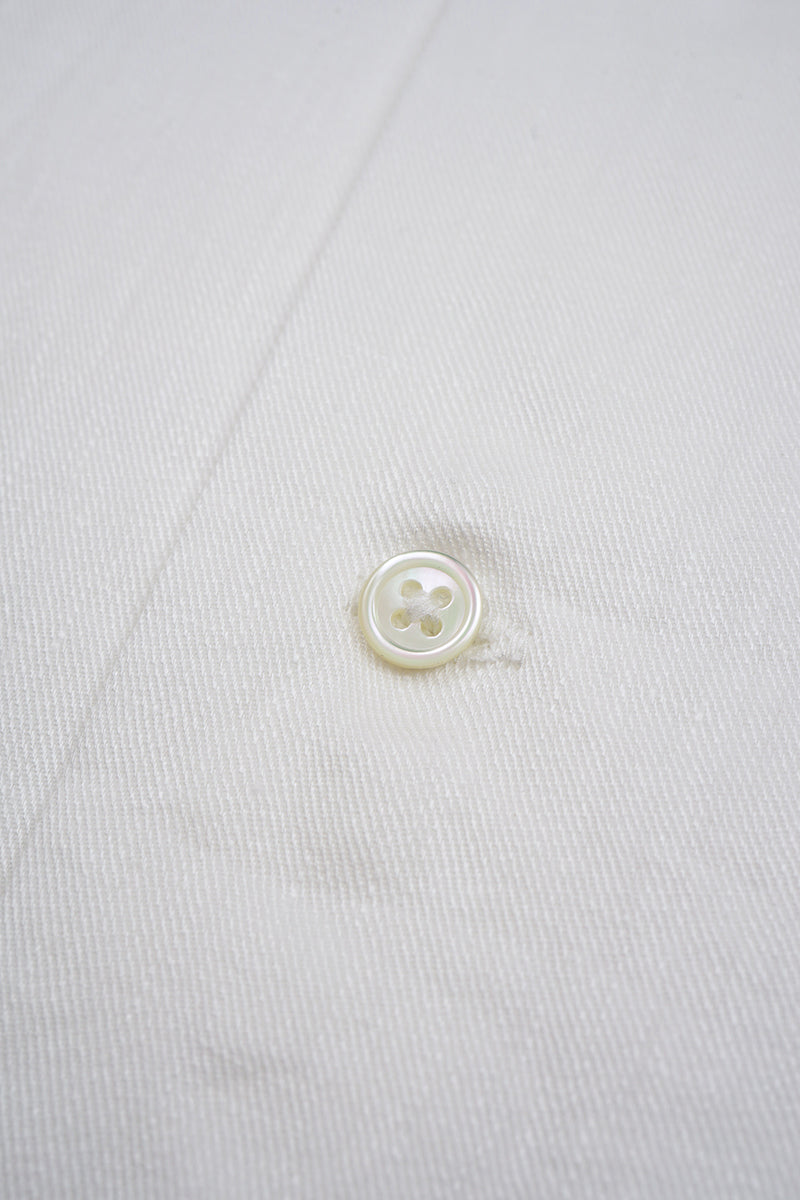 【ナイジェル・ケーボン】MAN / オープンカラーシャツ - リネンツイル / OPEN COLLAR SHIRT - LINEN TWILL