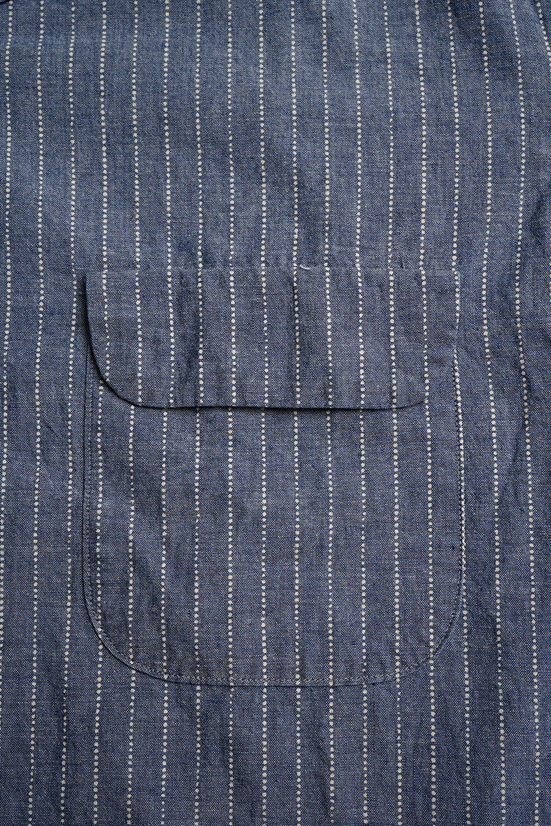 【ナイジェル・ケーボン】MAN / オープンカラーシャツ - ウォバッシュダンガリー / OPEN COLLAR SHIRT - WABASH DUNGAREE