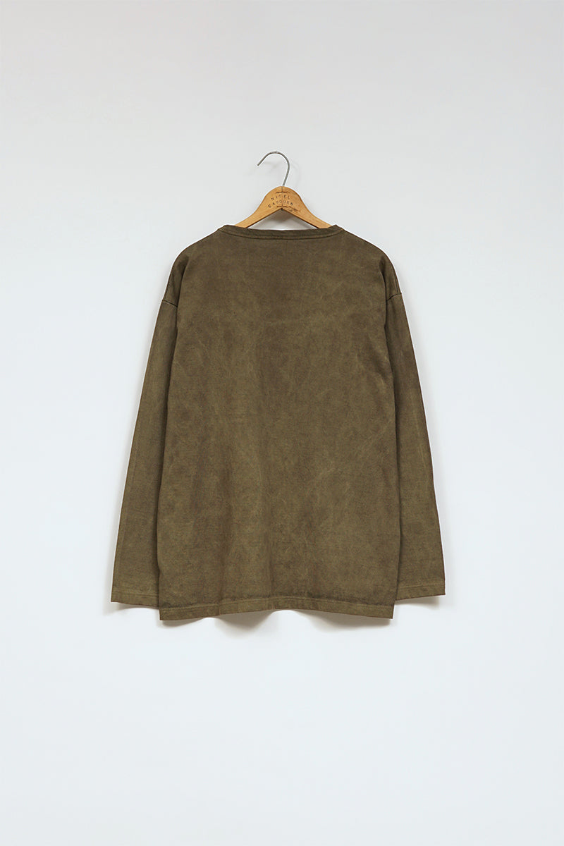 【ナイジェル・ケーボン】MAN / 9.5オンス 40s USMC ロングスリーブシャツ - ピグメント / 9.5oz 40s USMC LONG SLEEVE SHIRT - PIGMENT