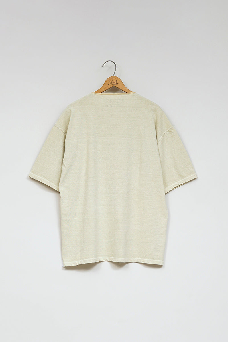 オンラインストア限定【ナイジェル・ケーボン】MAN / 50s ヘンリーネックシャツ - ピグメント / 50s HENLEY NECK SHIRT - PIGMENT