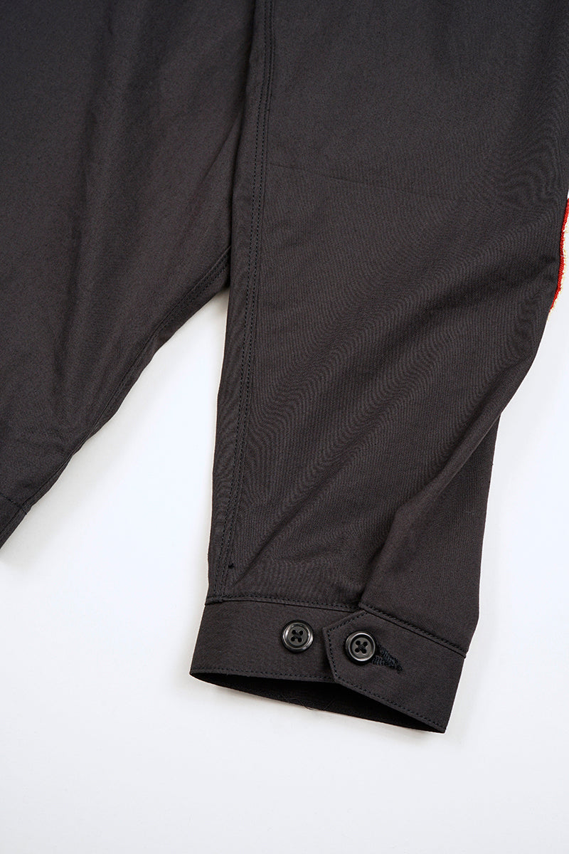 【ナイジェル・ケーボン】MAN / キャップスリーブワッペンジャケット - コットンナイロンピンオックス / CAPSLEEVE WAPPEN JACKET - COTTON NYLON PIN OX