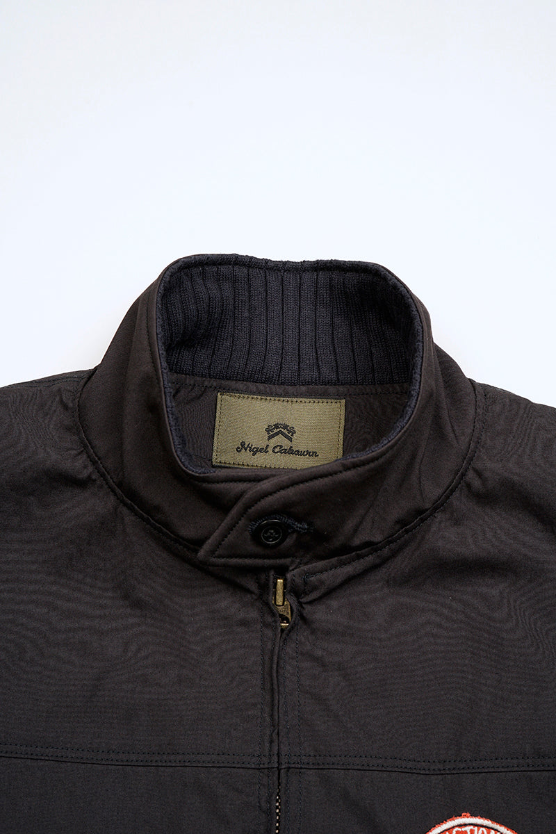 【ナイジェル・ケーボン】MAN / キャップスリーブワッペンジャケット - コットンナイロンピンオックス / CAPSLEEVE WAPPEN JACKET - COTTON NYLON PIN OX