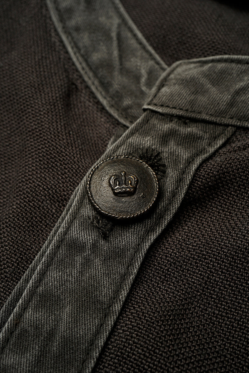 【ナイジェル・ケーボン】MAN / フレンチワークジャケット - リネンピンオックス / FRENCH WORK JACKET - LINEN PIN OX