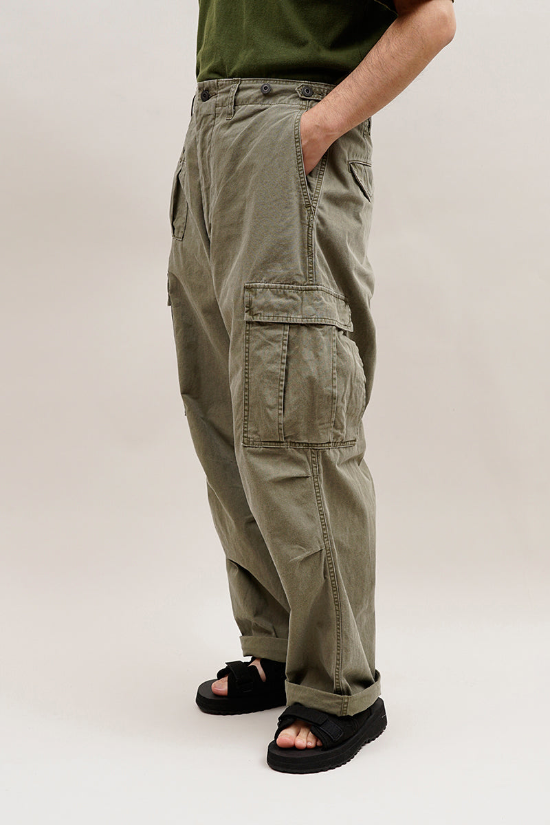 【ナイジェル・ケーボン】MAN / アーミーカーゴパンツ - ピグメント コットンナイロン / ARMY CARGO PANT PIGMENT COTTON NYLON