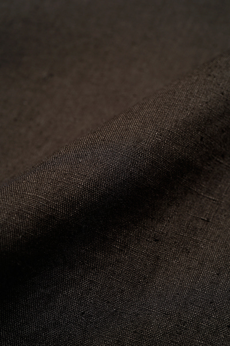 【ナイジェル・ケーボン】MAN / ブリティッシュオフィサーズシャツ - ヘンプホースクロス / BRITISH OFFICERS SHIRT - HEMPHORSE CLOTH