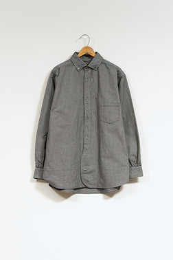 【ナイジェル・ケーボン】MAN / ブリティッシュオフィサーズシャツ - タイプ2 ブラック/ BRITISH OFFICERS SHIRT - TYPE2 BLACK