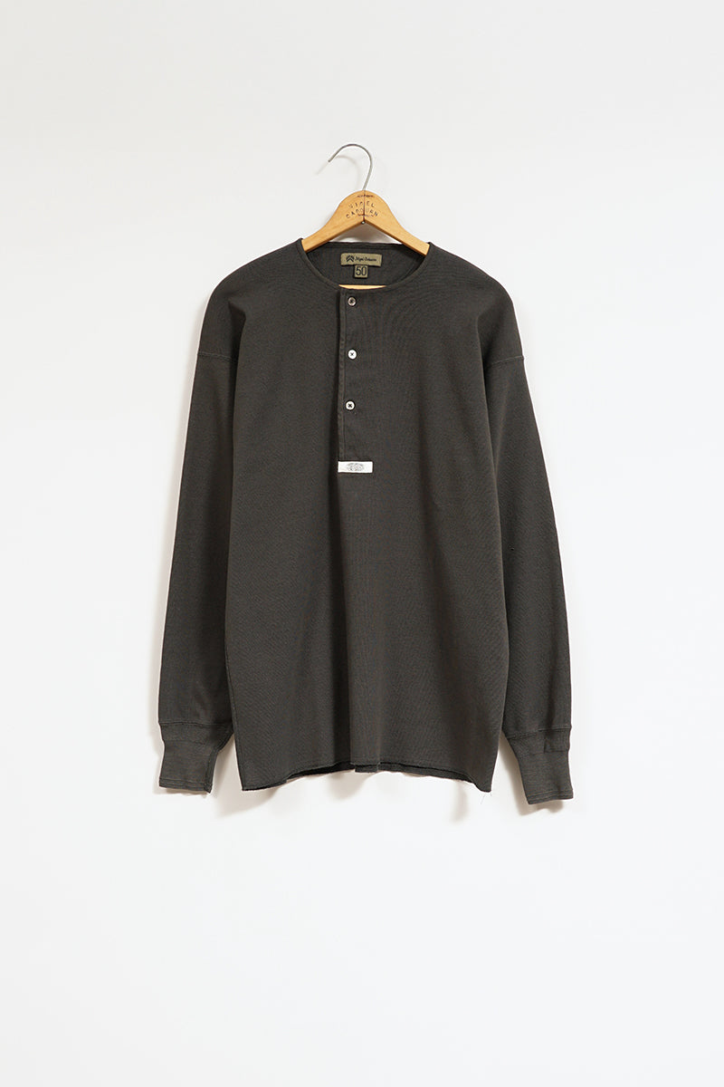 【ナイジェル・ケーボン】MAN / 40sヘンリーロングスリーブ - コットンキャンディーウール / 40s HENRY LONG SLEEVE - COTTONCANDY WOOL