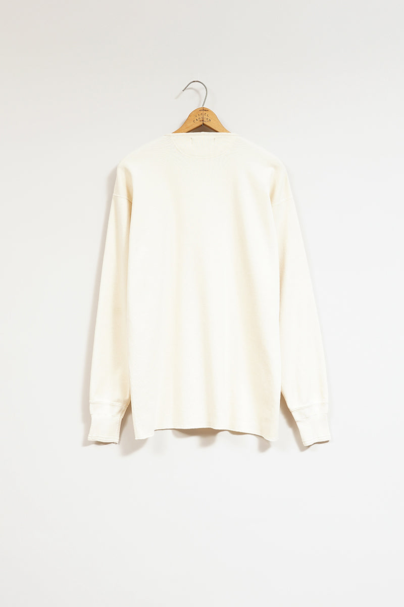 【ナイジェル・ケーボン】MAN / 40sヘンリーロングスリーブ - コットンキャンディーウール / 40s HENRY LONG SLEEVE - COTTONCANDY WOOL