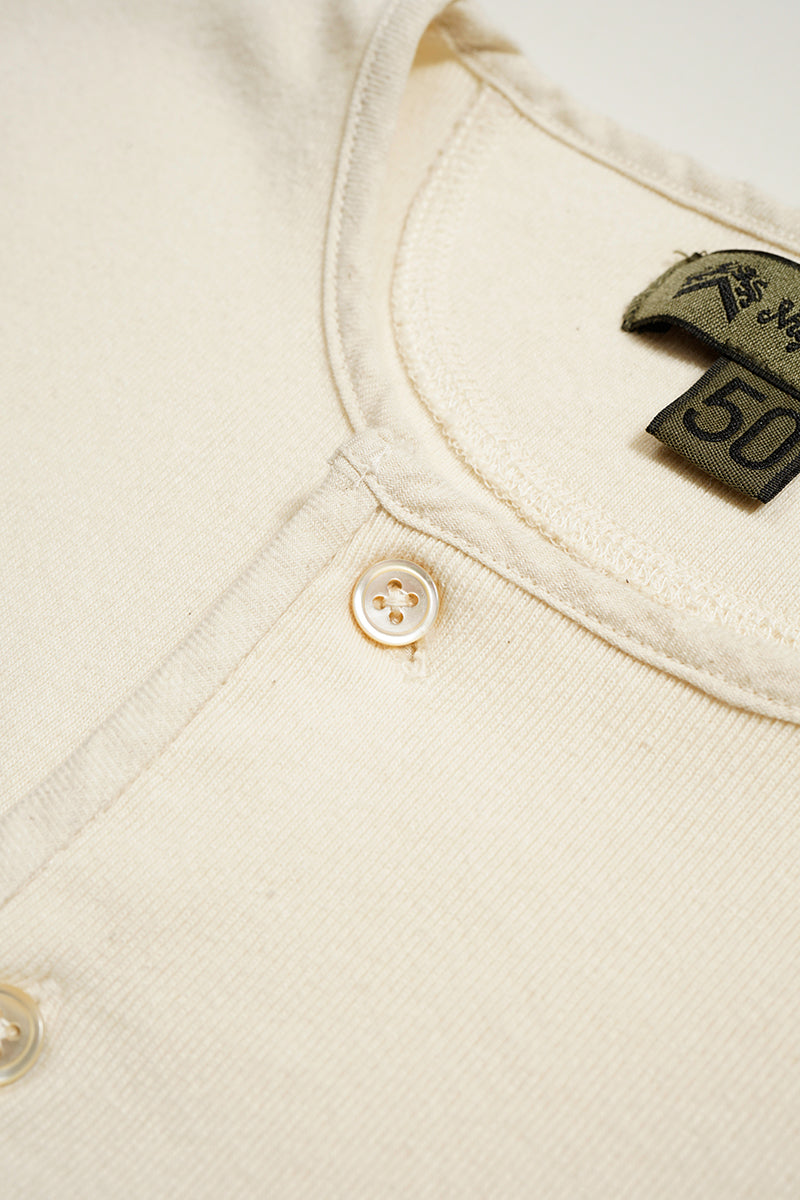 【ナイジェル・ケーボン】MAN / 40sヘンリーロングスリーブ - コットンキャンディーウール / 40s HENRY LONG SLEEVE - COTTONCANDY WOOL