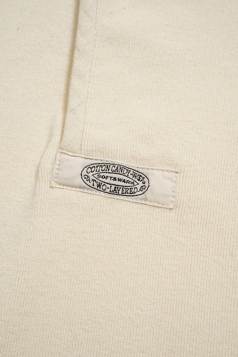 【ナイジェル・ケーボン】MAN / 40sヘンリーロングスリーブ - コットンキャンディーウール / 40s HENRY LONG SLEEVE - COTTONCANDY WOOL