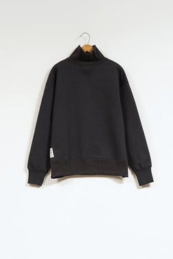 【ナイジェル・ケーボン】MAN / ハイネックスウェットシャツ - 20.5オンス ブラック / HIGH NECK SWEAT SHIRT - 20.5oz BLACK