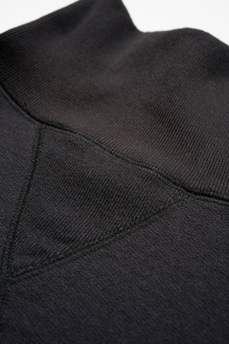 【ナイジェル・ケーボン】MAN / ハイネックスウェットシャツ - ブラック / HIGH NECK SWEAT SHIRT - BLACK