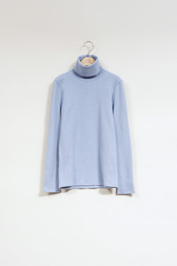 【ナイジェル・ケーボン】WOMAN / ハイネックロングスリーブ -コットンシルク / HIGH NECK LONG SLEEVE - COTTON SILK