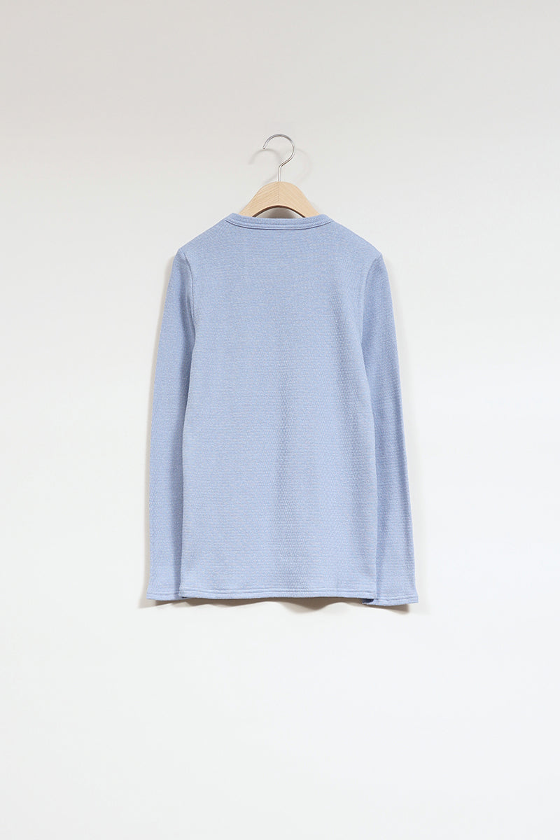 【ナイジェル・ケーボン】WOMAN / クルーネックロングスリーブ -コットンシルク / CREW NECK LONG SLEEVE - COTTON SILK