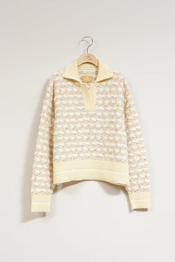 【ナイジェル・ケーボン】WOMAN / スキッパーニット ファンシーツイード / SKIPPER KNIT FANCY TWEED