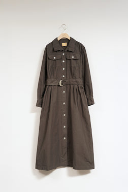 【ナイジェル・ケーボン】WOMAN / ジャパニーズファーマーコートドレス / JAPANESE FARMER COAT DRESS