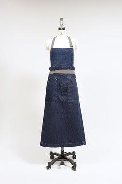 【ナイジェル・ケーボン】WOMAN / ジャパニーズファーマー エプロンドレス デニム / JP FARMER APRON DRESS DENIM