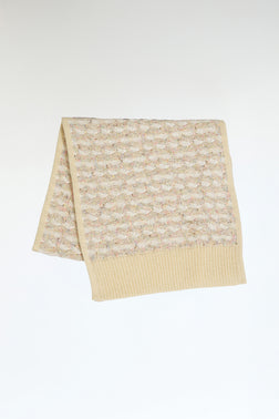 【ナイジェル・ケーボン】WOMAN / ニットストール ファンシーツイード / KNIT STOLE FANCY TWEED