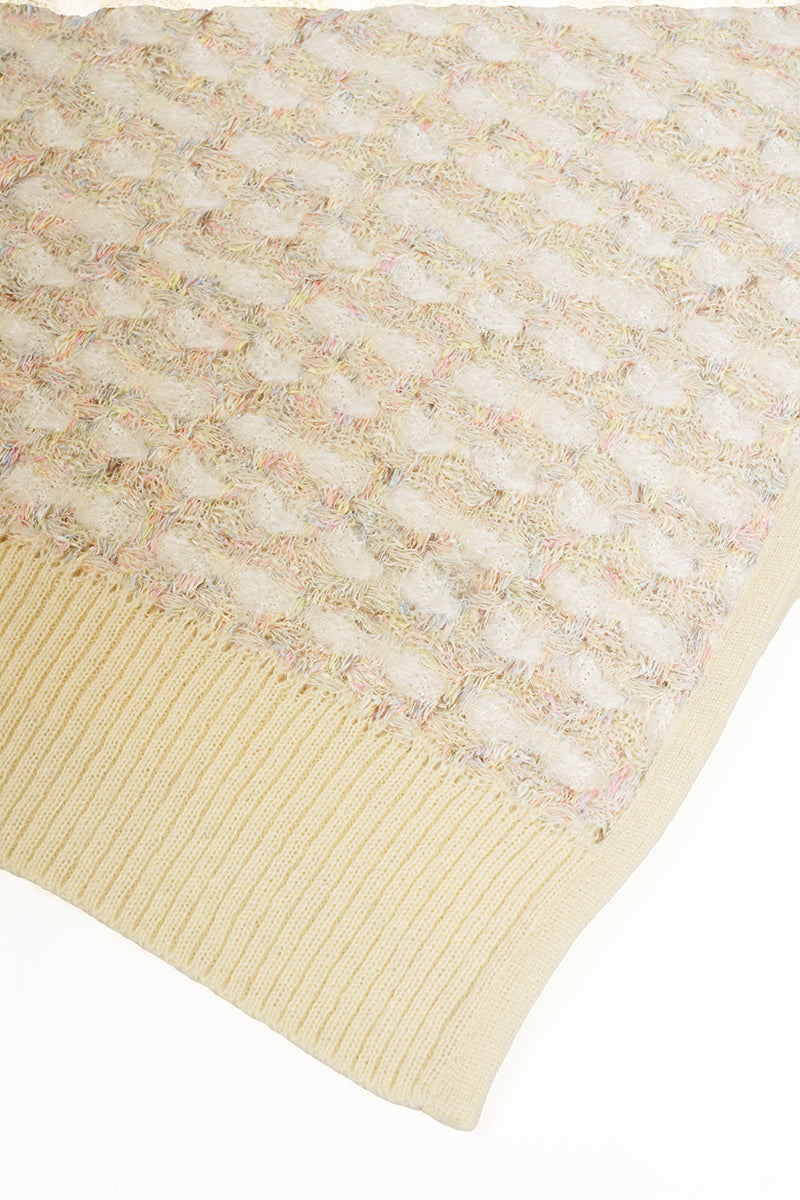 【ナイジェル・ケーボン】WOMAN / ニットストール ファンシーツイード / KNIT STOLE FANCY TWEED