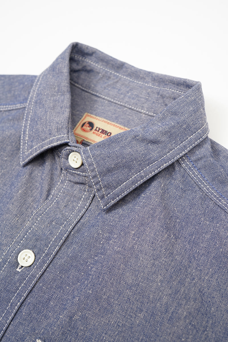 【ナイジェル・ケーボン】UNISEX / シャンブレーシャツ / SH01 CHAMBRAY SHIRT