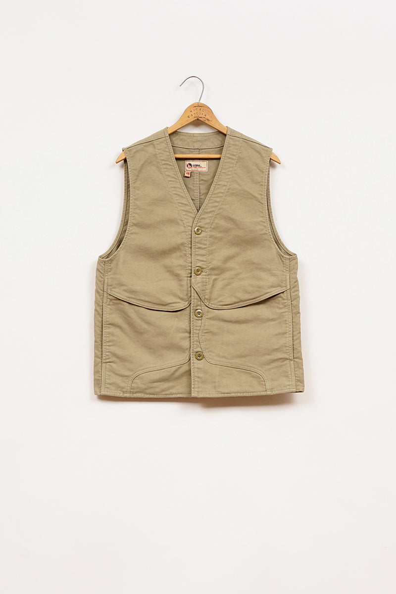 【ナイジェル・ケーボン】MAN / ワークベスト - モールスキン / V01-M WORK VEST - MOLESKIN