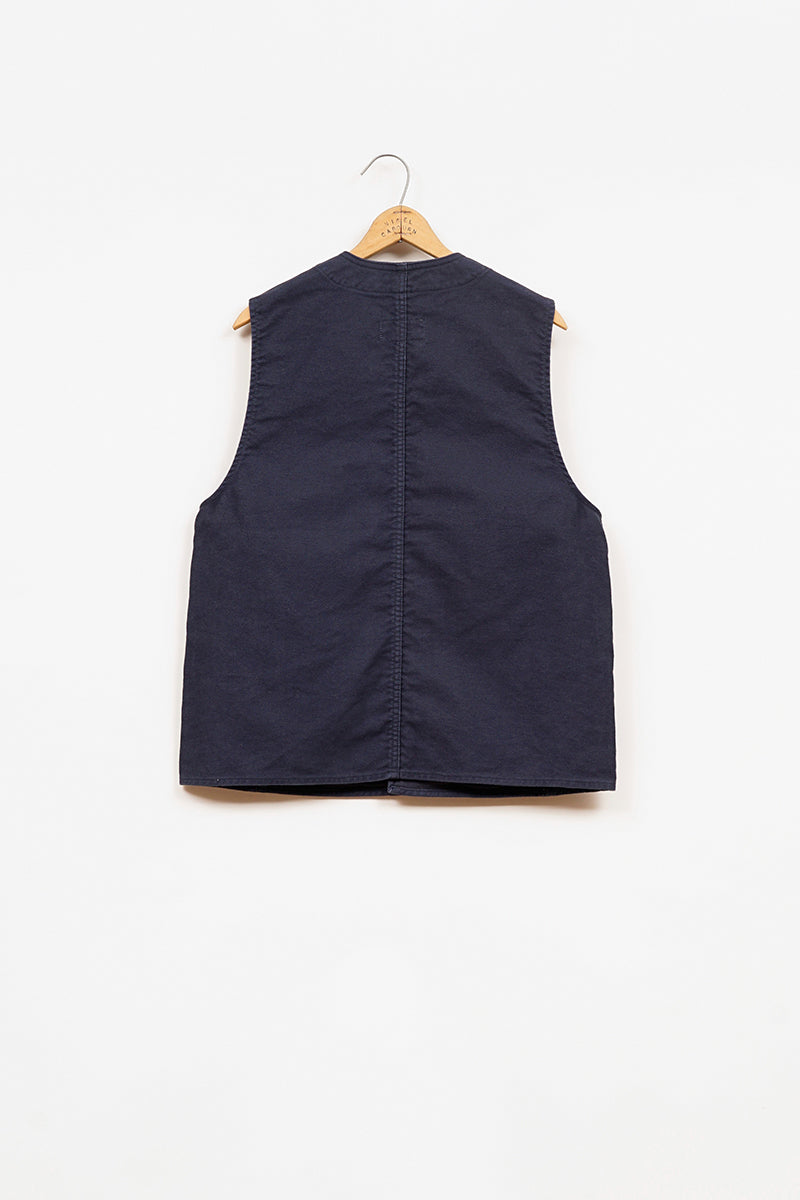 【ナイジェル・ケーボン】MAN / ワークベスト - モールスキン / V01-M WORK VEST - MOLESKIN