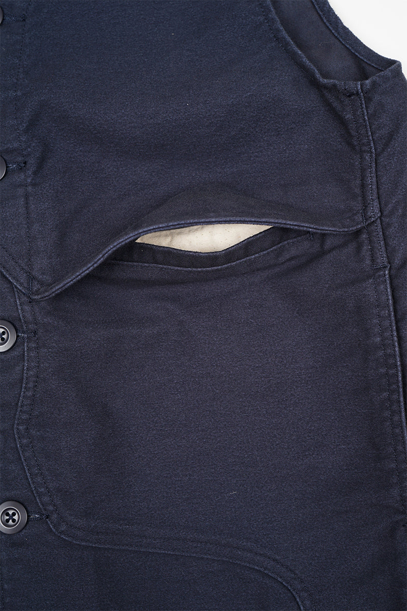 【ナイジェル・ケーボン】MAN / ワークベスト - モールスキン / V01-M WORK VEST - MOLESKIN