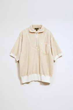 【ナイジェル・ケーボン】MAN / ジップアップシャツ - パイル / ZIP UP SHIRT - PILE