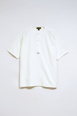 【ナイジェル・ケーボン】MAN / 7.8オンス ヘンリーネックTシャツ - モディファイ / 7.8oz HENLEY NECK T-SHIRT - MODIFY