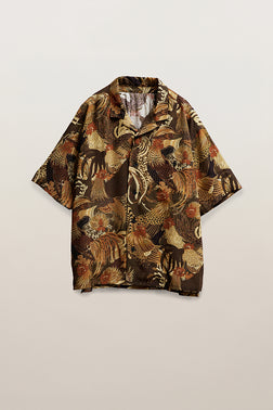 予約商品【ナイジェル・ケーボン】MAN / アロハシャツ - 軍鶏図 / ALOHA SHIRT - SHAMOZU
