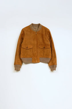 予約商品【ナイジェル・ケーボン】WOMAN / アヴィエイション ジャケット - シープスエード / AVIATION JACKET - SHEEP SUEDE