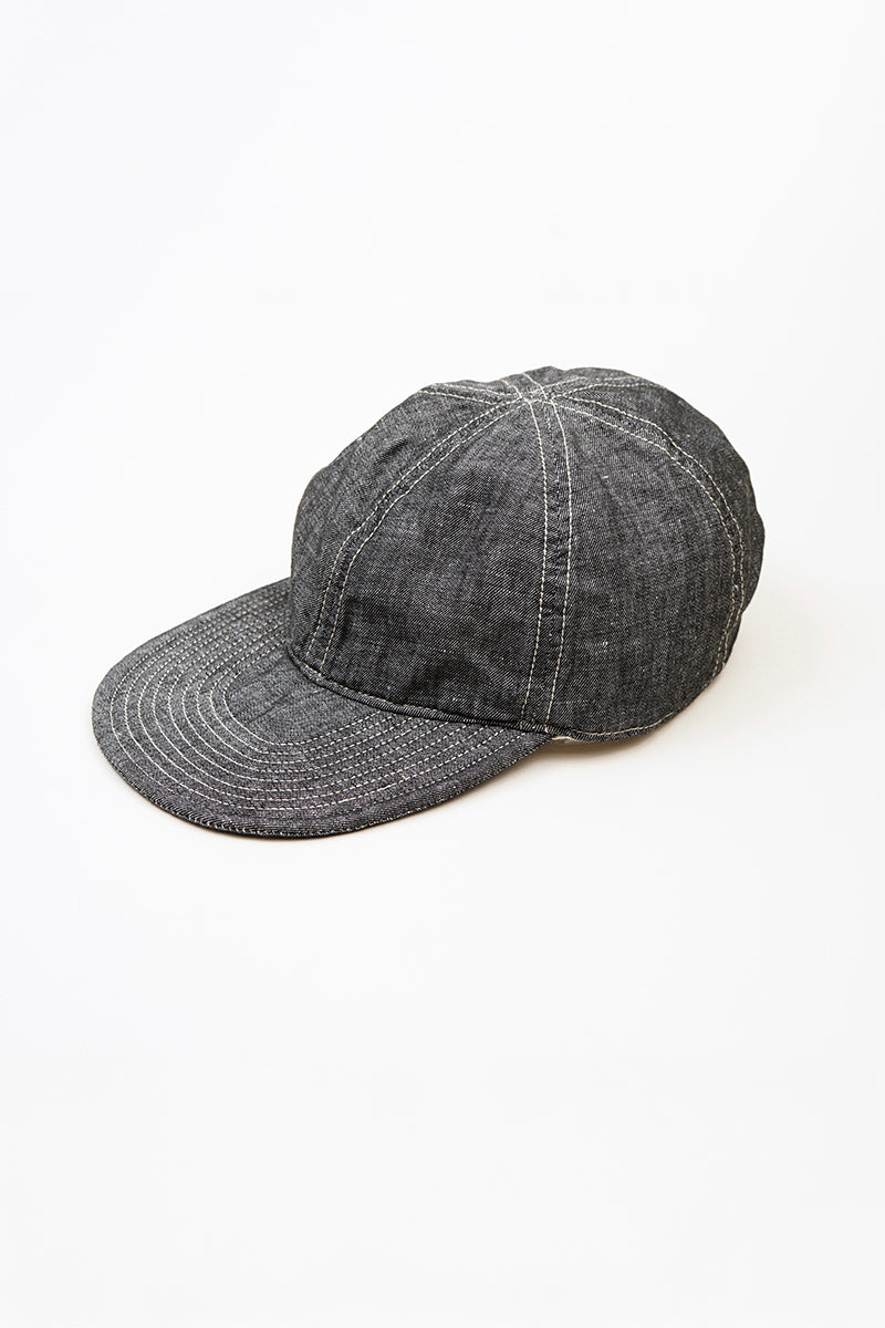Nigel Cabourn デニム ワークキャップ ナイジェル・ケーボン】MAN / ワークキャップ - リネンデニム / AC01