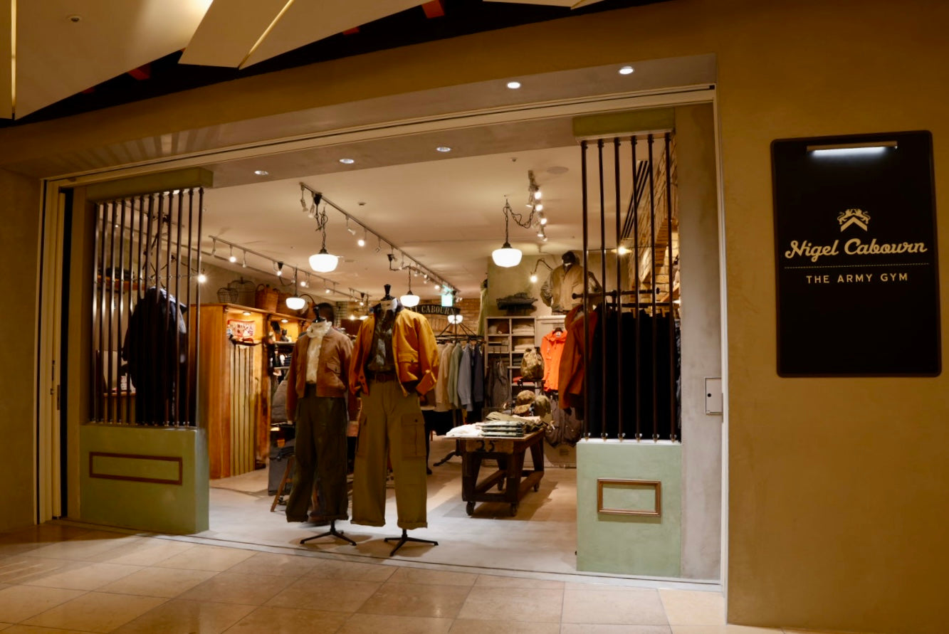 た*ぃ様 ナイジェルケーボン Nigel Cabourn THE ARMY GYM ROPPONGI HILLS STORE – ナイジェル