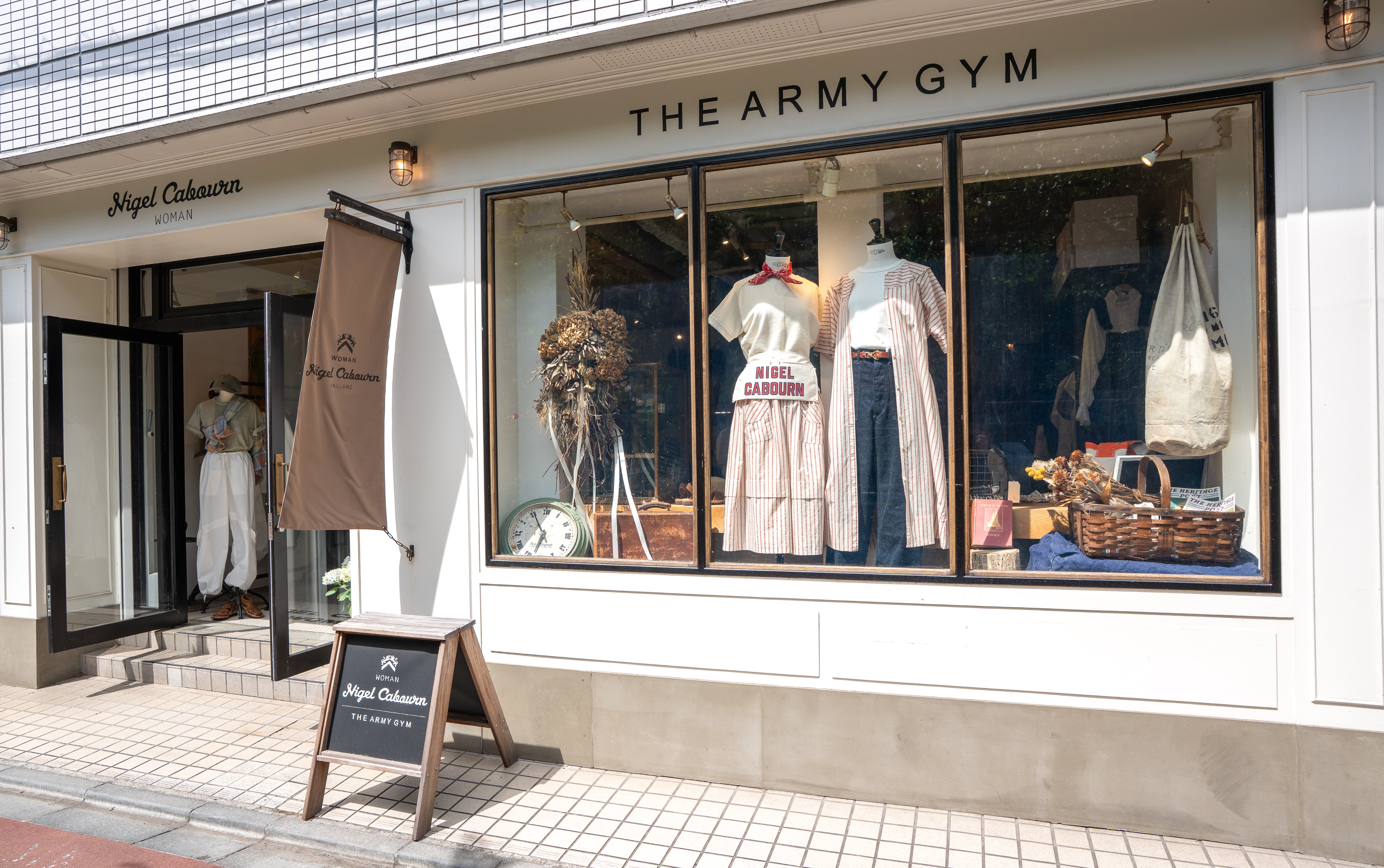 グローバルアーミー 会報 army zip beyond the scene Nigel Cabourn WOMAN THE ARMY GYM NAKAMEGURO STORE – ナイジェル