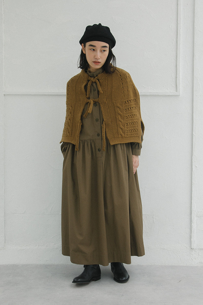 nigel cabourn 極美品 24ss 定価165000円 size48 ナイジェル・ケーボン】WOMAN / ミックスケーブルケープ / MIX