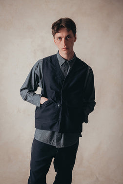 【ナイジェル・ケーボン】MAN / ワークベスト - モールスキン / V01-M WORK VEST - MOLESKIN