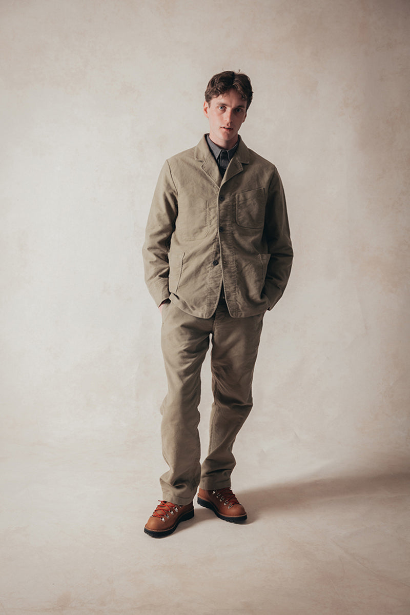 【ナイジェル・ケーボン】UNISEX / ワークスーツジャケット - モールスキン / JK03-M WORK SUIT JACKET - MOLESKIN