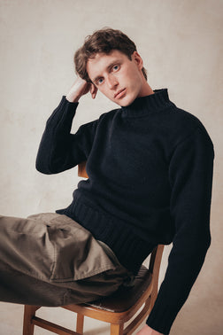 【ナイジェル・ケーボン】MAN / ハイネックニット / HIGH NECK KNIT