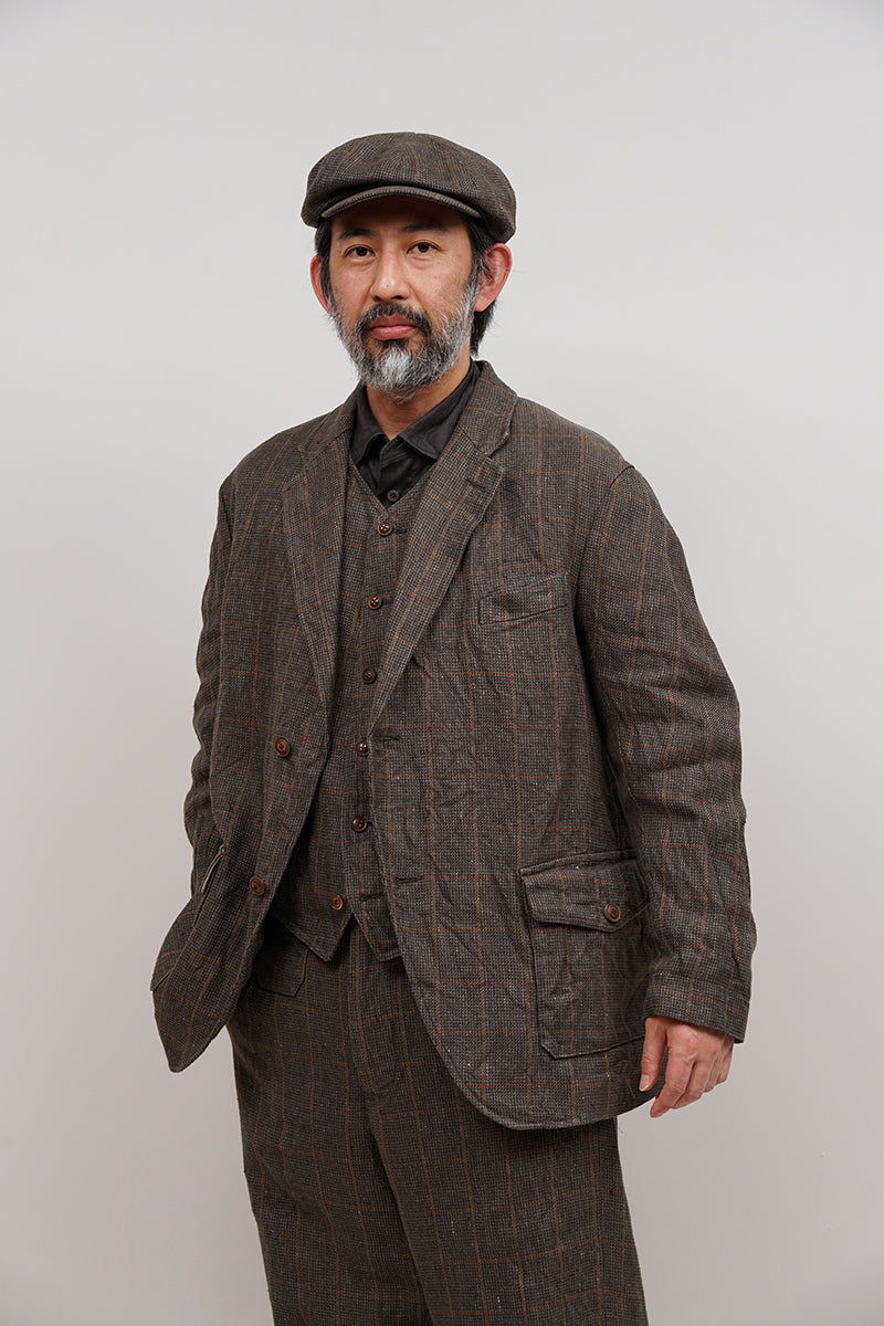 【ナイジェル・ケーボン】MAN / コブラージャケット - ヘンプチェック / COBBLER JACKET - HEMP CHECK