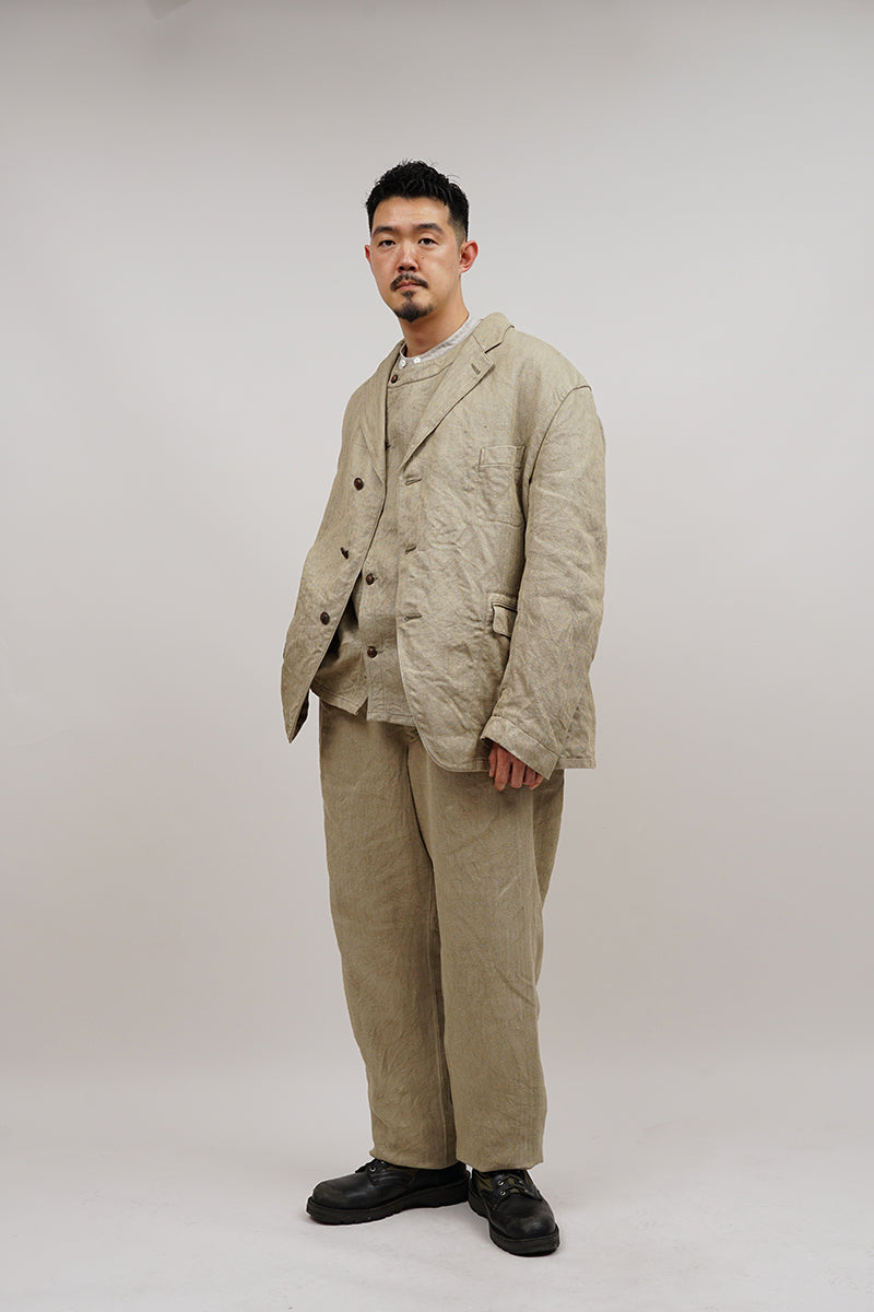 【ナイジェル・ケーボン】MAN / ファーマージャケット - ヘビーヘリンボーン / FARMER JACKET - HEAVY HERRINGBONE