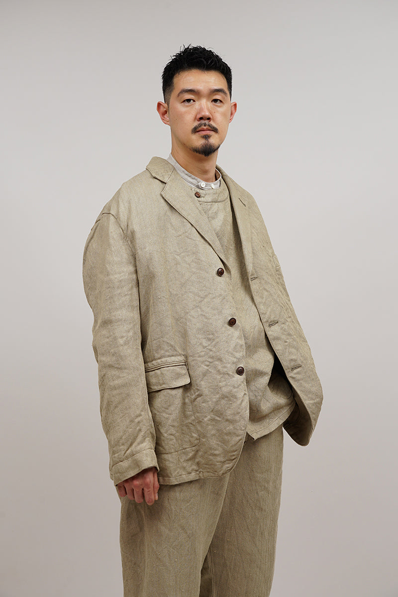 【ナイジェル・ケーボン】MAN / ファーマージャケット - ヘビーヘリンボーン / FARMER JACKET - HEAVY HERRINGBONE