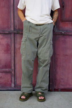 【ナイジェル・ケーボン】MAN / アーミーカーゴパンツ - ピグメント コットンナイロン / ARMY CARGO PANT PIGMENT COTTON NYLON
