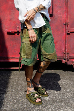 【ナイジェル・ケーボン】MAN / アーミーカーゴショーツ - フェードカモ / ARMY CARGO SHORT - FADE CAMO