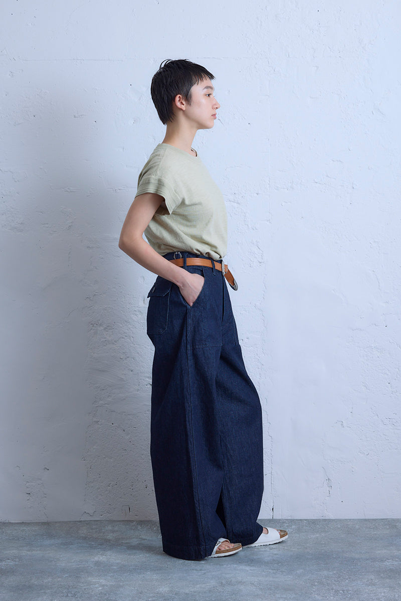 【ナイジェル・ケーボン】WOMAN / ワイドベイカーパンツ - デニム / WIDE BAKER PANT - DENIM
