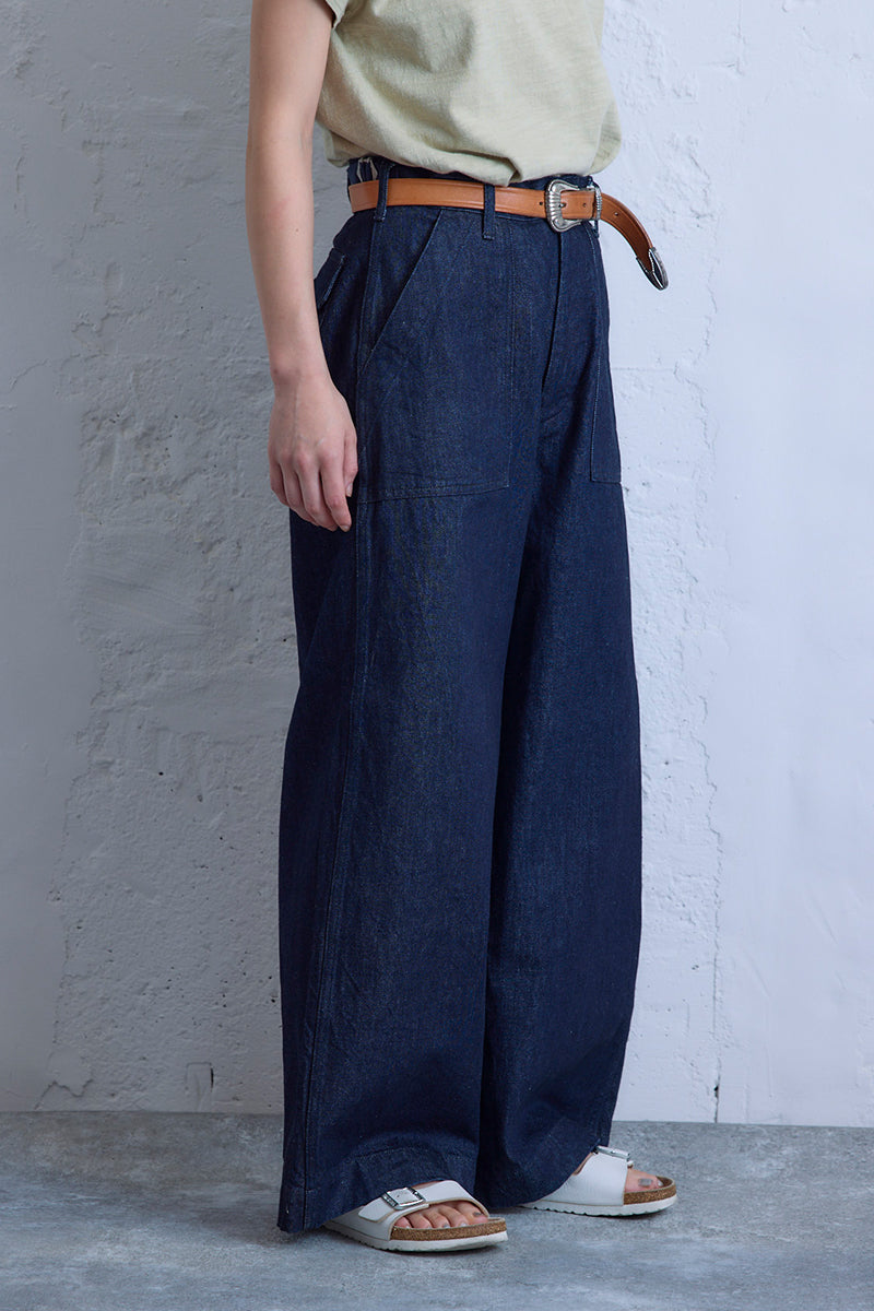 【ナイジェル・ケーボン】WOMAN / ワイドベイカーパンツ - デニム / WIDE BAKER PANT - DENIM