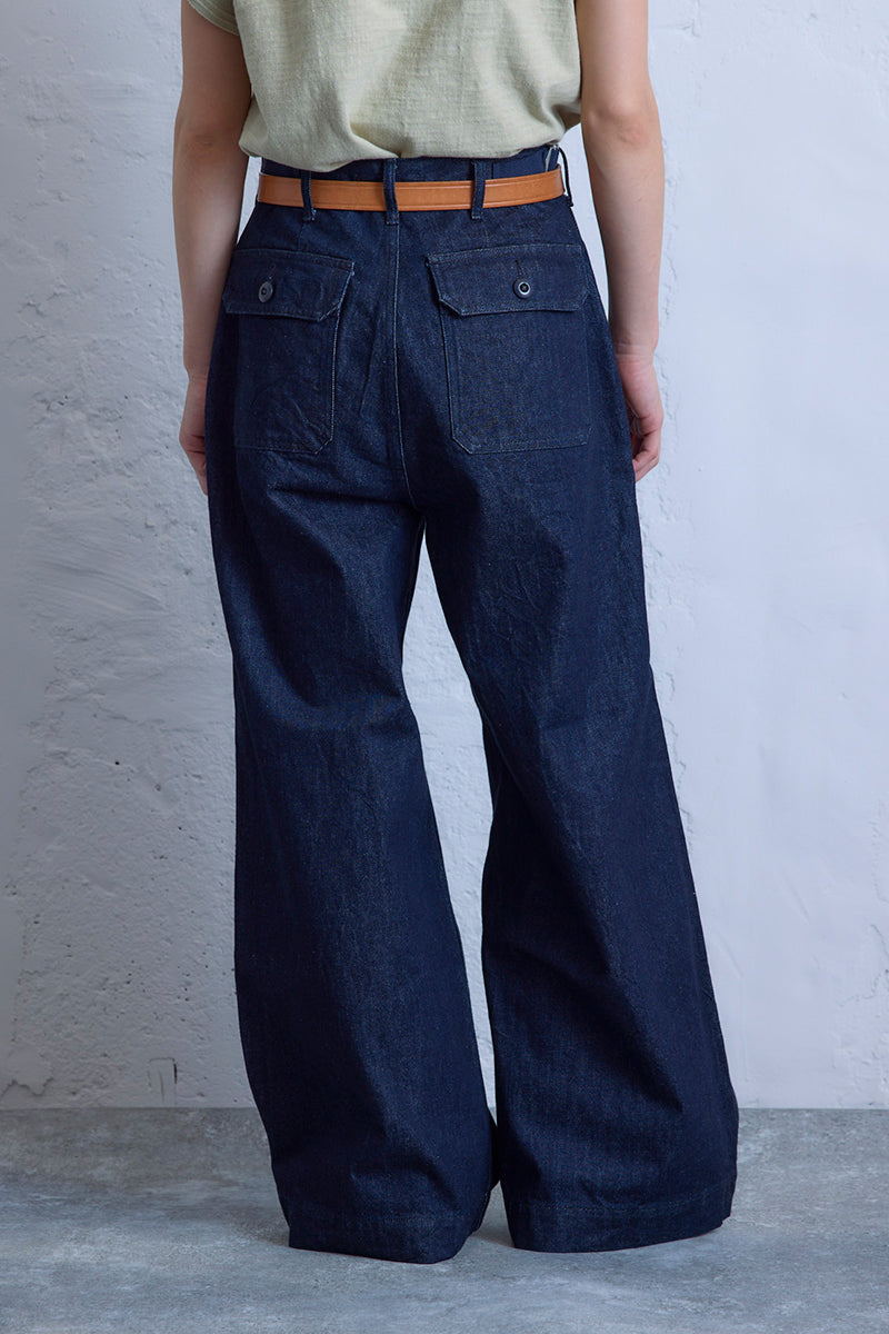 【ナイジェル・ケーボン】WOMAN / ワイドベイカーパンツ - デニム / WIDE BAKER PANT - DENIM